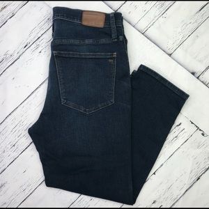 MADEWELL Womens Blue High Rise Roadtripper Stovepipe Skinny Jeans Size 30 P